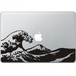 Beyond the Great Wave MacBook Sticker